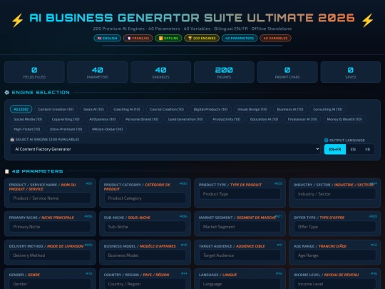 AI_Business_Generator_Suite_2026_LESCONN screenshot