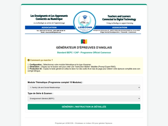 ANGLAIS BEPC 3 screenshot