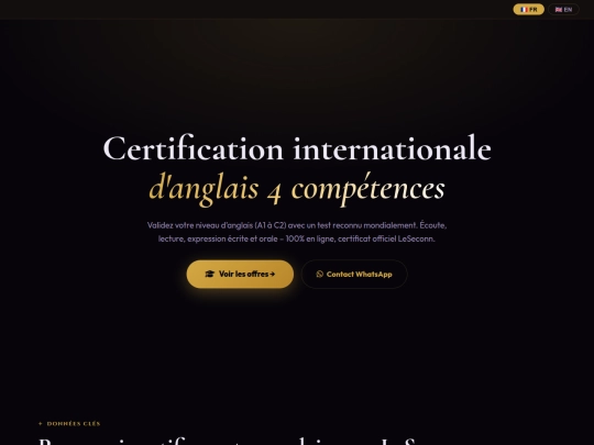 Certification internationale Anglais 4 screenshot