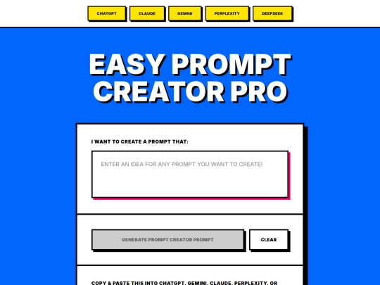 EASY PROMPT CREATOR WASA screenshot