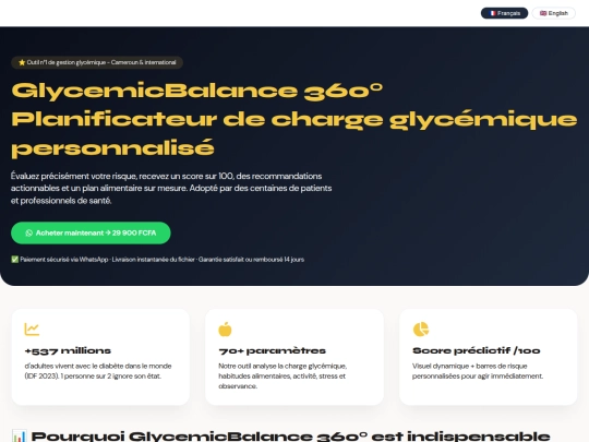 GlycemicBalance_360°_SALES_PAGE screenshot