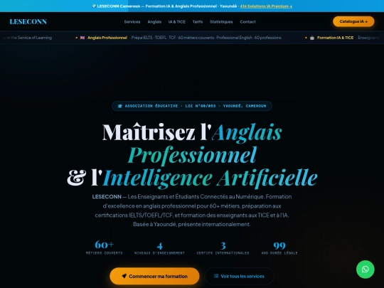 LESECONN_Services_FR screenshot
