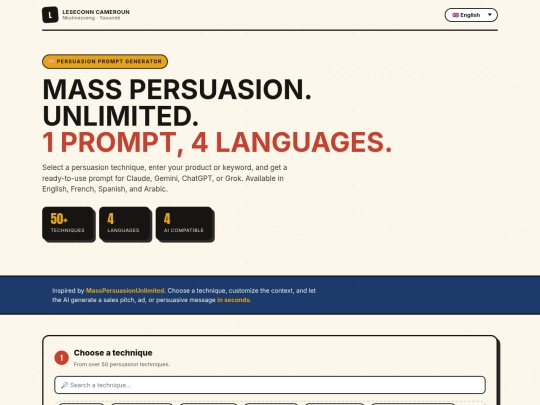 MASS PERSUASION screenshot