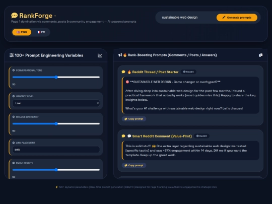 RankForge ™ screenshot