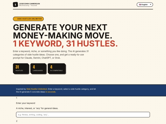 SIDE HUSTLER UNLIMITTED screenshot