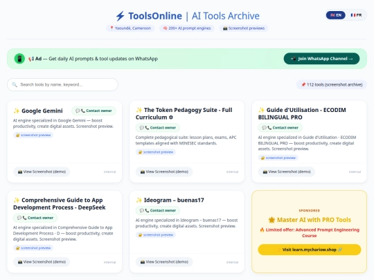 ToolsOnlineBilingualplus screenshot