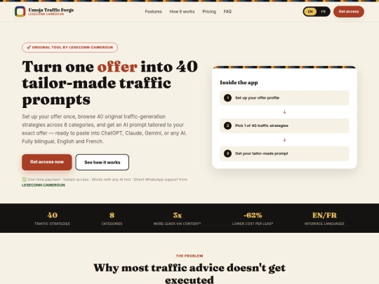 umoja-traffic-forge-sales-page screenshot