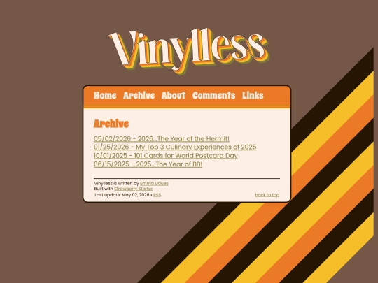 info/archive screenshot