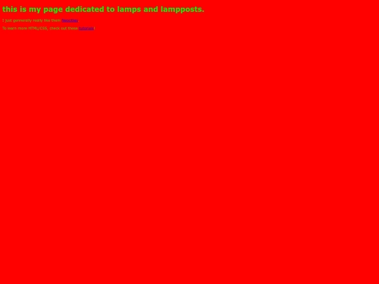 lampposts screenshot