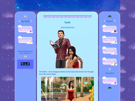 sims/goth screenshot