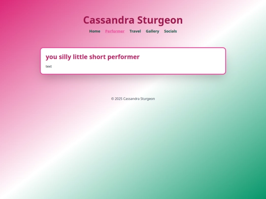 performer screenshot