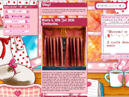 pages/hobbies screenshot