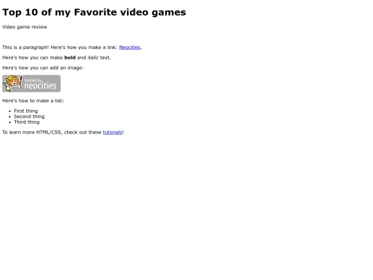 index screenshot