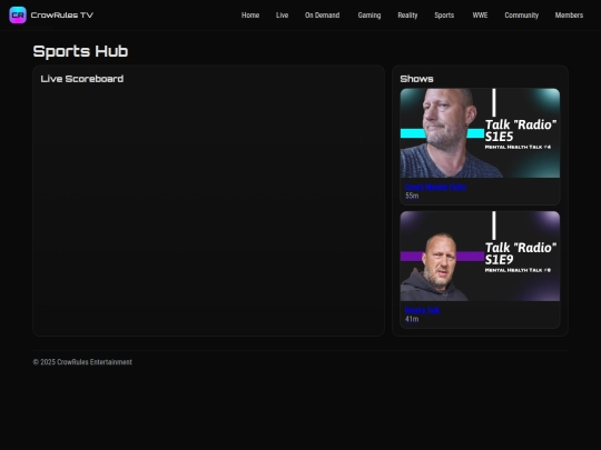 sports screenshot