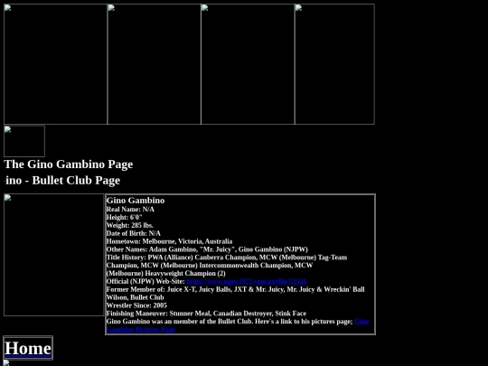 nwo/BulletClub/Gino_Gambino_Bullet_Club_Page screenshot