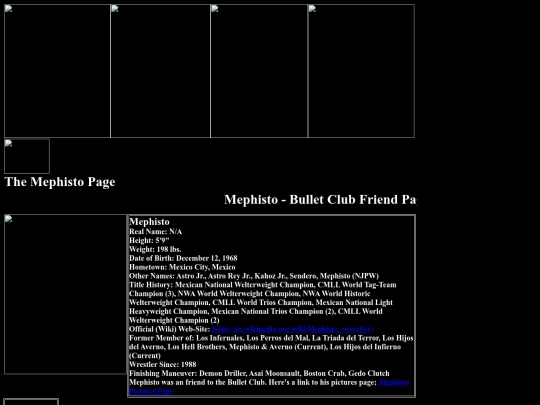 nwo/BulletClub/Mephisto_Bullet_Club_Friend_Page screenshot