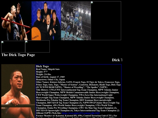 nwo/bwoothers/Dick_Togo_bWo_Page screenshot