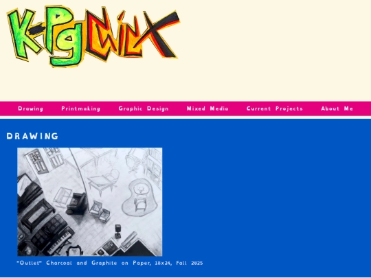 Art Page/links/drawing screenshot