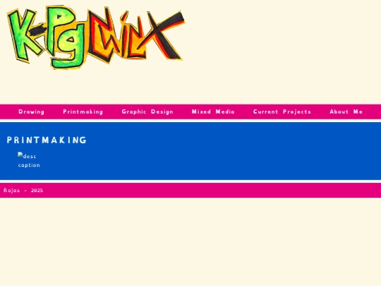 Art Page/links/printmaking screenshot