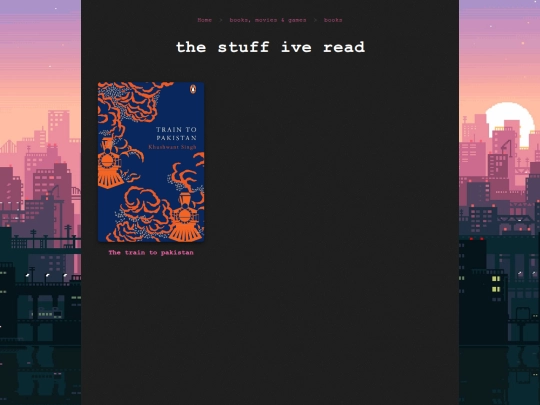 links/books screenshot