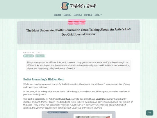 blogs/thequillcollective/the-most-underrated-bullet-journal-no-ones-talking-about-an-artist-s-loft-dot-grid-journal-review screenshot