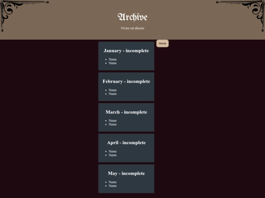 archive screenshot