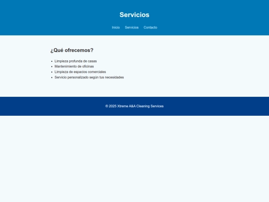 servicios screenshot