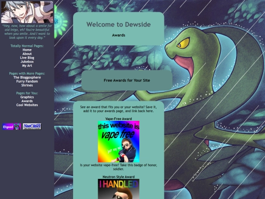 awards screenshot