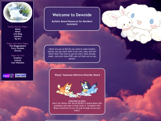 blog/bulletinboards screenshot