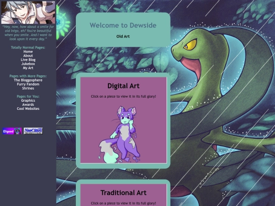 blog/oldart screenshot