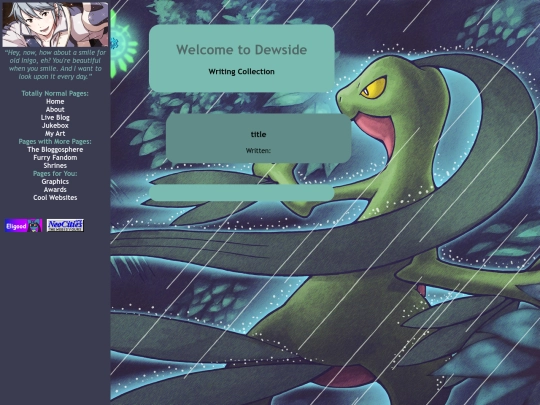 blog/writing/template screenshot