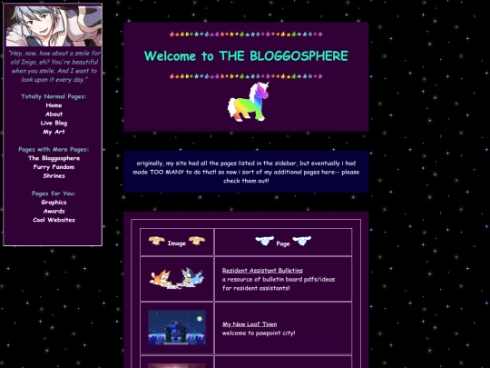 bloggosphere screenshot