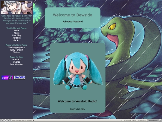 music-players/vocaloid screenshot
