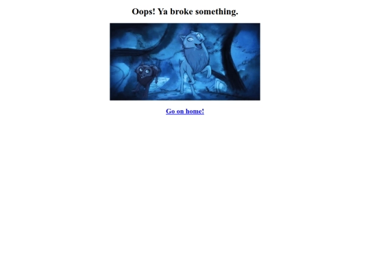 not_found screenshot