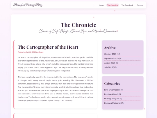 blog screenshot