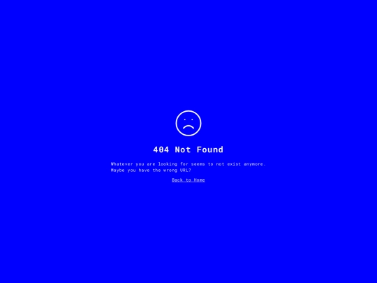 not_found screenshot