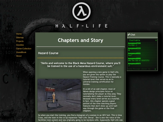 shrines/hl/chaptersandstory screenshot