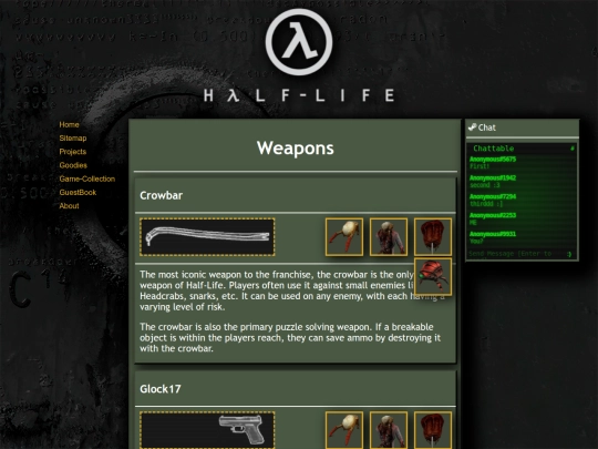 shrines/hl/weapons screenshot
