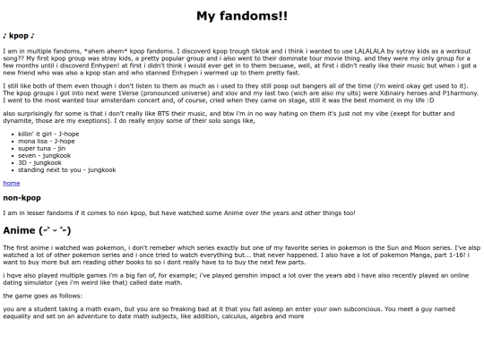 Myfandoms screenshot