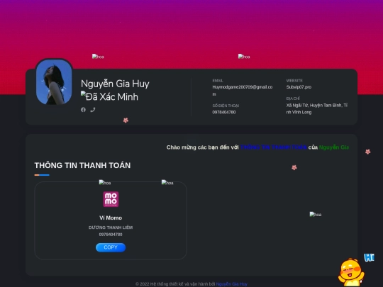 thongtinthanhtoan screenshot