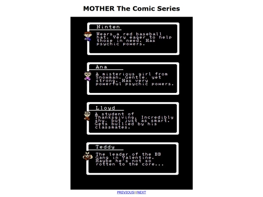mother_the_comic_series/page3 screenshot