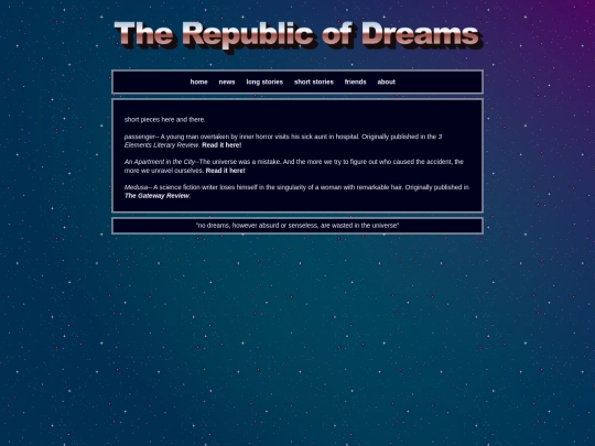short stories screenshot
