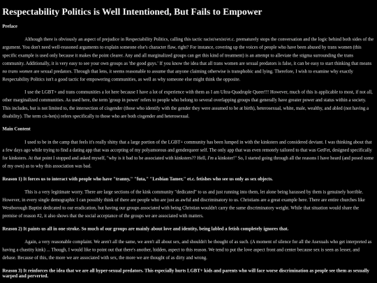 Thefailiureofrespect screenshot