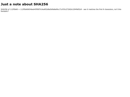sha256 screenshot