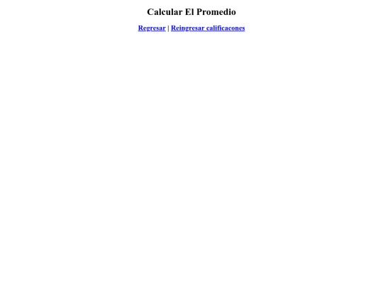 Calificaciones screenshot