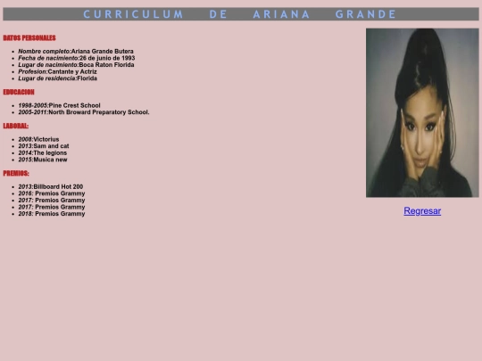 curriculum screenshot