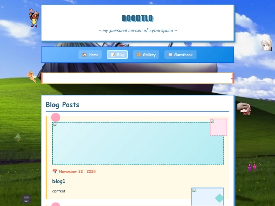 blog screenshot