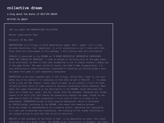 collectivedream screenshot