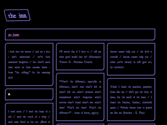 blog/theInn screenshot