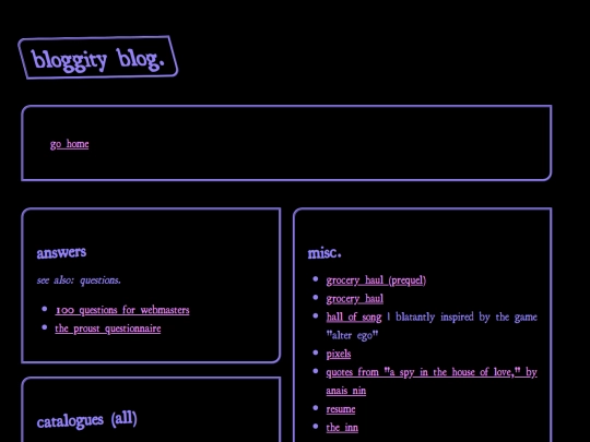 blogDir screenshot